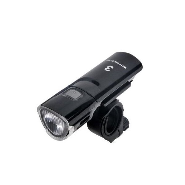 Фара передняя Vinca Sport (CREE диод, 200lumens, 3 реж. работы, с батарейками) черный
