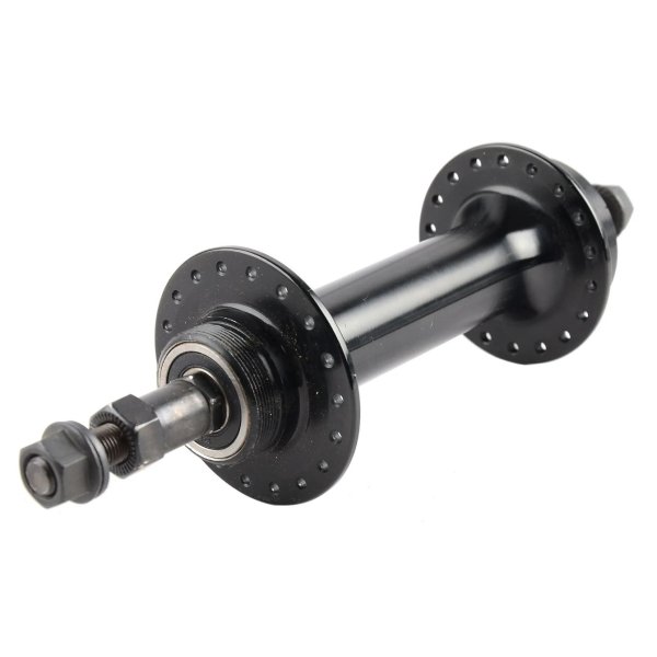 Втулка передняя для FAT-байка под дисковый тормоз 3/8*14G*36H*135*145 на промподшип., черная