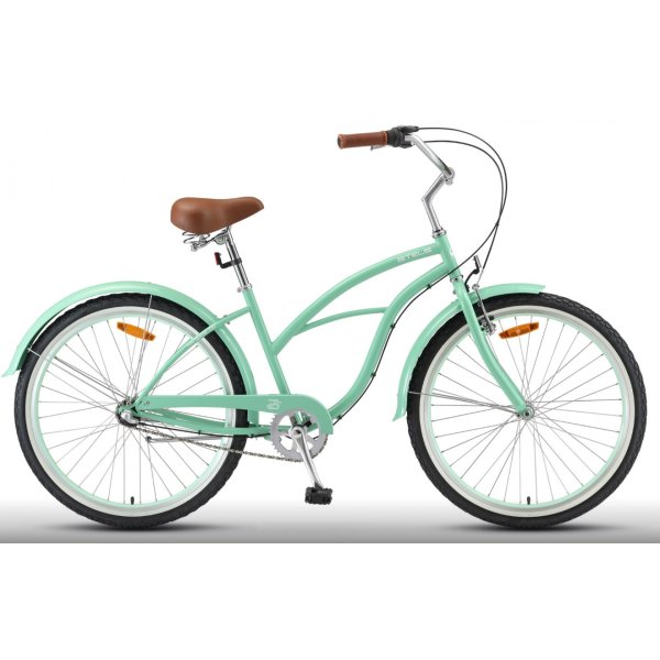 Велосипед Stels Навигатор 130 Lady, колесо 26, Зеленый, рама 17