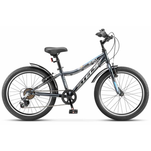 Велосипед Stels Turbo 230 20V, колесо 20, серый, рама 11