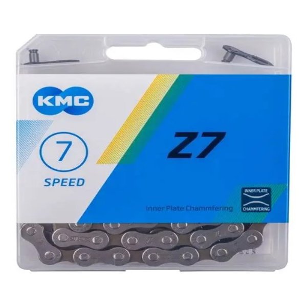 Цепь КМС Z-7, 114 звеньев, для трещотки на 6/7 звезд, 7,3мм (блистер)