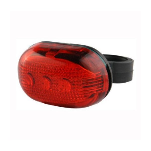 Фонарь задний JY-603T JING YI, 5 светодиодов, 3 режима, красно-чёрный