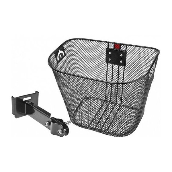 Корзина велосипедная Stels JL-286 быстросъемная, стальная, черная