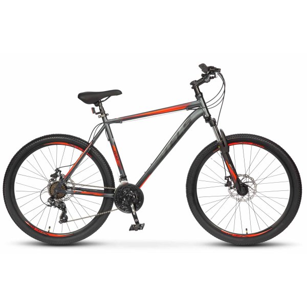 Велосипед Stels Навигатор 700 MD, колесо 27.5, Серый/Красный, рама 19
