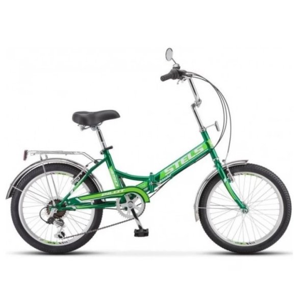 Велосипед Stels Пилот 450, колесо 20, Зеленый, рама 13, складной