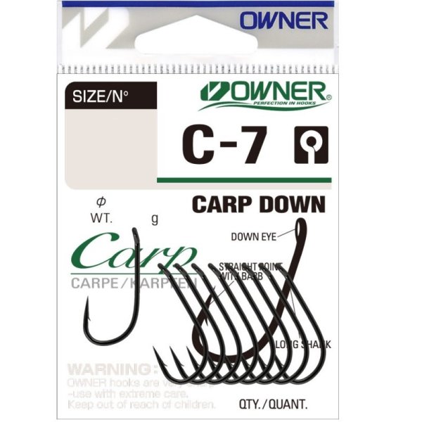 Крючок OWNER Carp Down BC №6 9шт