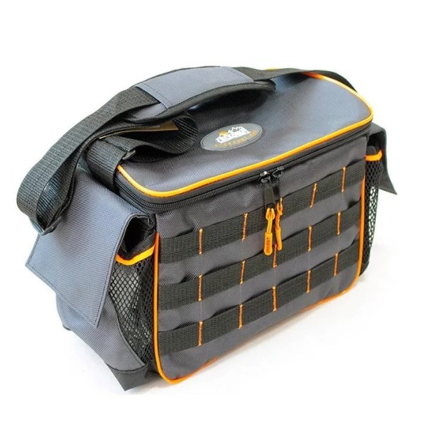 Сумка рыболовная СЛЕДОПЫТ Base Lure Bag L, 36х22х15 см, цв. серый, без коробок/12/