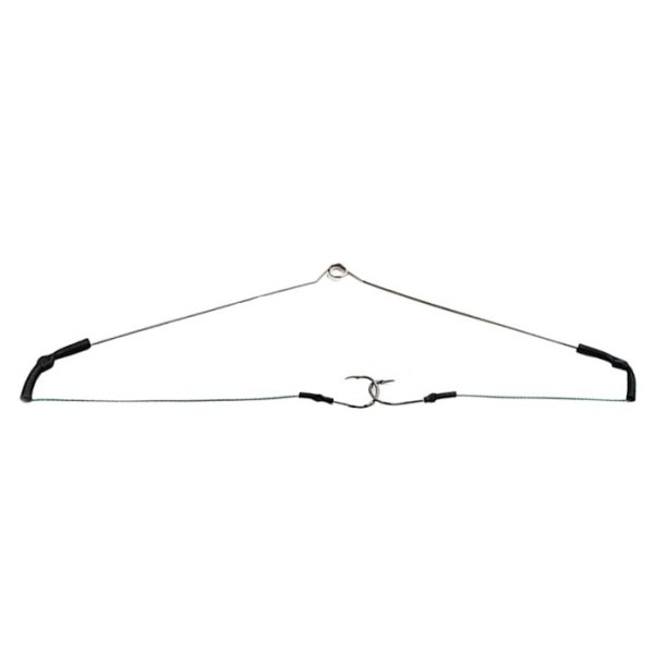 Оснастка фидерная Яман «Коромысло Оснащёное», коромысло 18 см, плетеный шнур 0,15 мм, крючок №8 Chin