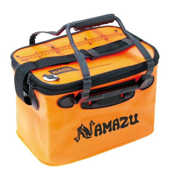 Сумка-кан Namazu складная с 2 ручками, размер 34*22*21, материал ПВХ, цвет оранж.
