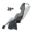 Кресло велосипедное детское BoBikeGO Maxi Reclining System MacaronGrey