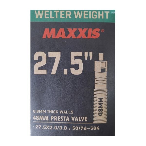 Велокамера 27,5 х 2,0/3,00 MAXXIS Welter Weight LSV FV/48, 0.8mm