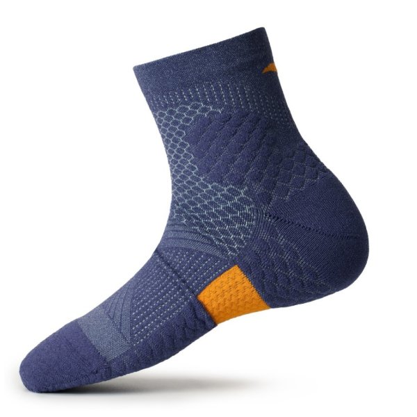 Носки ANTA Running Mid-crew Terry, Синий (M)