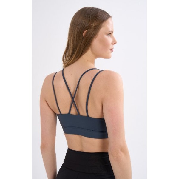 Бра ANTA PRO Sports женский, серо/синий (M)