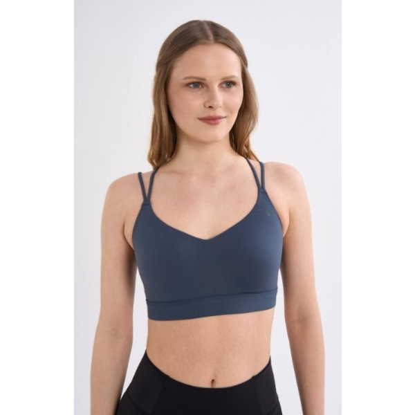 Бра ANTA PRO Sports женский, серо/синий (L)