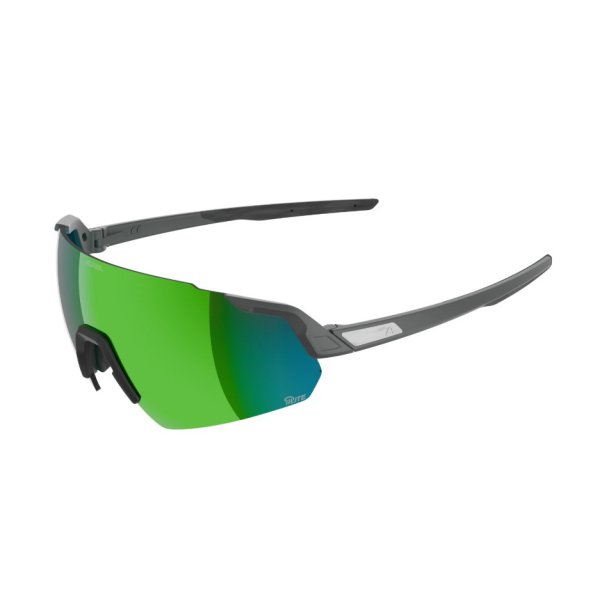 Очки солнцезащитные ALPINA Turbo Air Q Lite Midnight-Grey Matt/Green Mirror Cat.2+Pink Cat.1