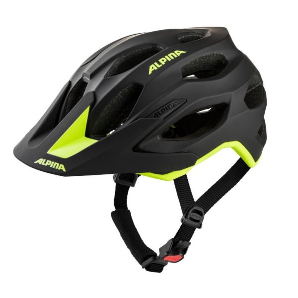 Шлем велосипедный Alpina Carapax 2.0 Black Neon/Yellow Matt (см:57-62)