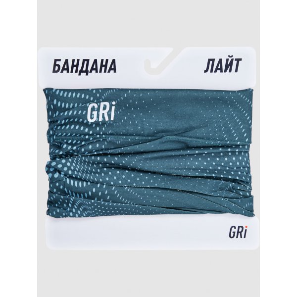 Бандана GRI Лайт, унисекс, темно-зеленый