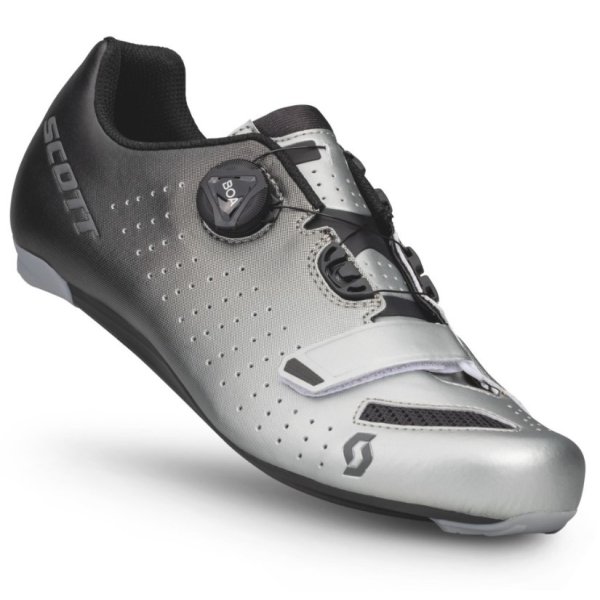 Велообувь SCOTT Road Comp Boa (black fade/metallic silver) (46)
