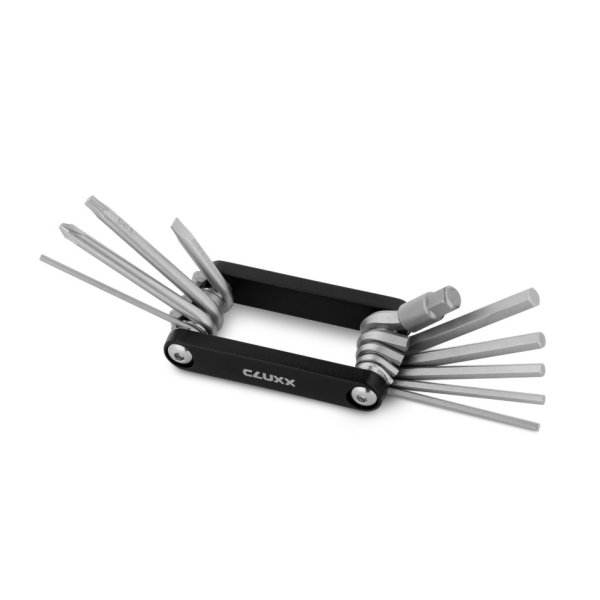 Набор ключей CLUXX Flick 10 Black/Gray
