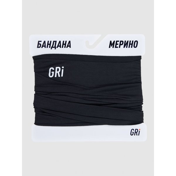 Бандана GRI Мерино, унисекс, черный