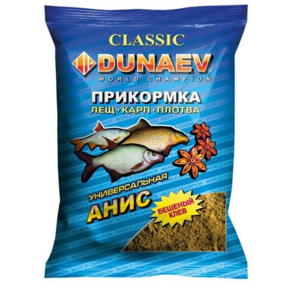 Прикормка DUNAEV КЛАССИКА 0,9кг Универс. Анис (лещ,карп,плотва)