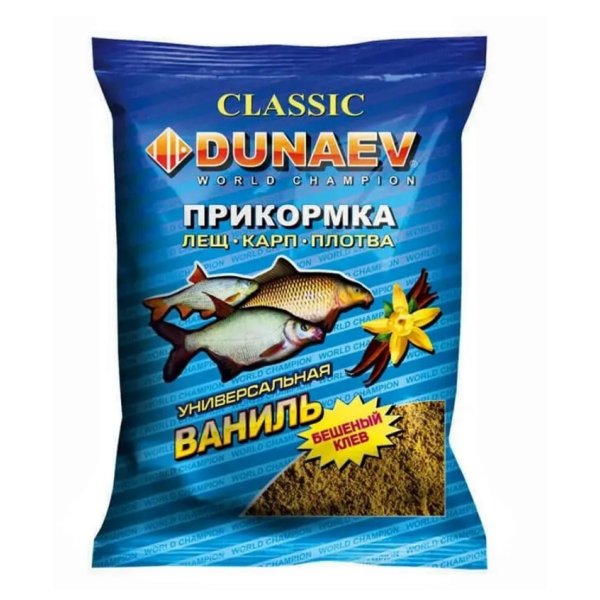 Прикормка DUNAEV КЛАССИКА 0,9кг Универс. Ваниль (лещ,карп,плотва)