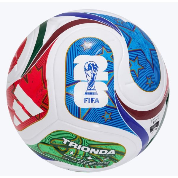 Мяч футбольный ADIDAS WC26 Trionda League BOX, р.5, FIFA Quality, мультиколор