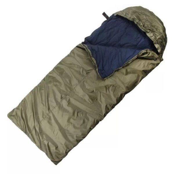 Спальный мешок с капюшоном СЛЕДОПЫТ- Comfort, 190+35х90х10 см, до -5°С