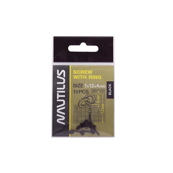 Винт для насадок Nautilus Screw with ring 1*12*4мм