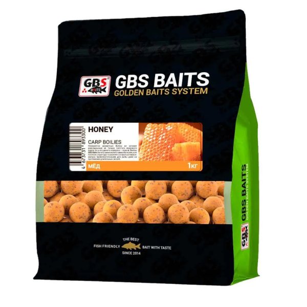 Бойлы GBS Baits 20мм 1кг Мёд