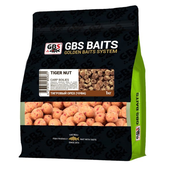 Бойлы GBS Baits 20мм 1кг Тигровый орех