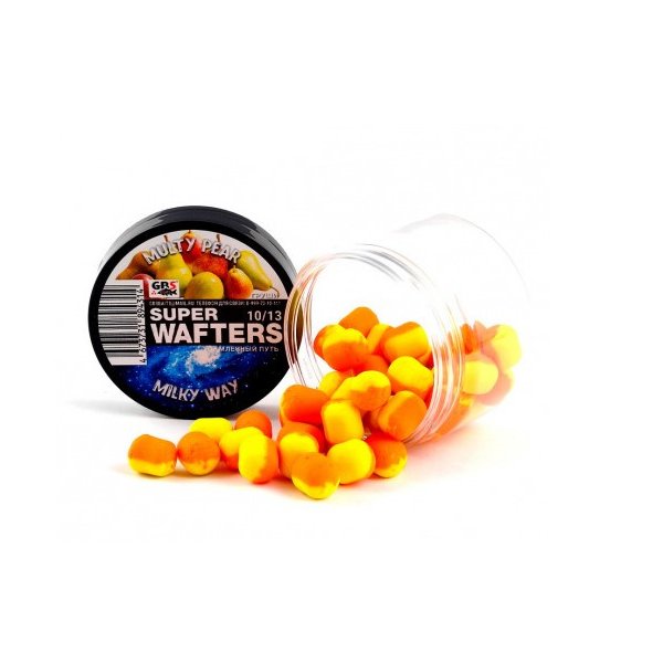 Бойлы GBS Baits Wafters 10*13мм Мульти груша Милки вей