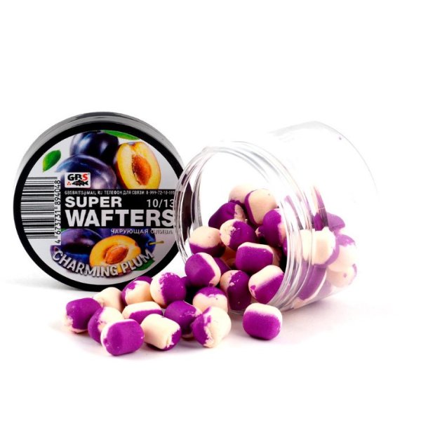 Бойлы GBS Baits Wafters 10*13мм Чарующая слива