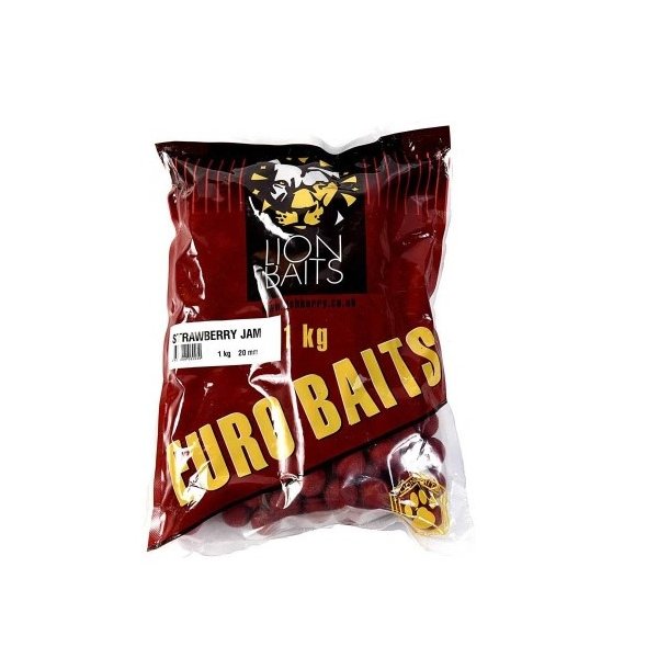 Бойлы Lion Baits 20мм 1кг Клубничный джем