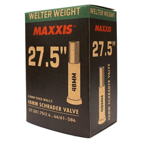 Велокамера 27,5 х 1,75/2,40 Maxxis Welter Weight AV/48, 0.8mm