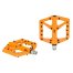 Педали STG N-13 пластик, ось хром, оранжевые, 1 пром, резьба 9/16