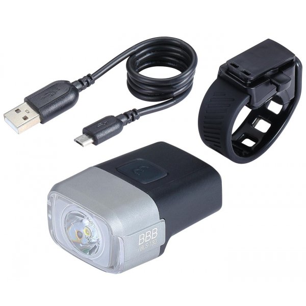 Фонарь передний BBB 2020 headlight NanoStrike 400 Black (б/р)