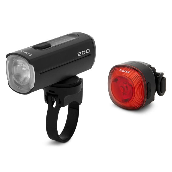 Комплект фонарей CLUXX Lumier 225 Black/Red