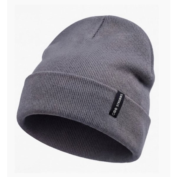 Шапка Strobbs M010 серый