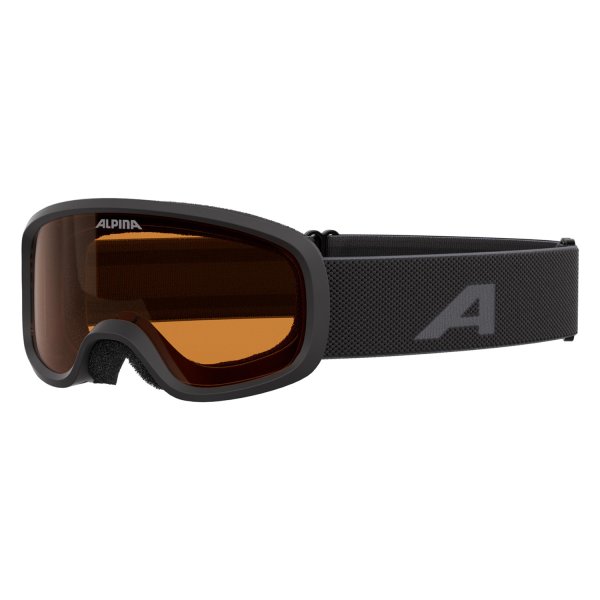 Маска горнолыжная ALPINA Piney 2.0 Black-Neon Matt/Orange S2