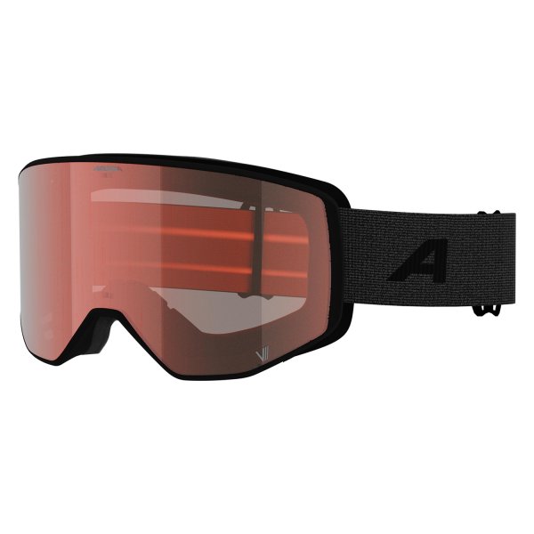 Маска горнолыжная ALPINA Venet Black Matt/V Red S1-S3
