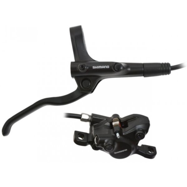 Тормоз дисковый гидравлический Shimano, BR-МT200, передний, черный, 800мм