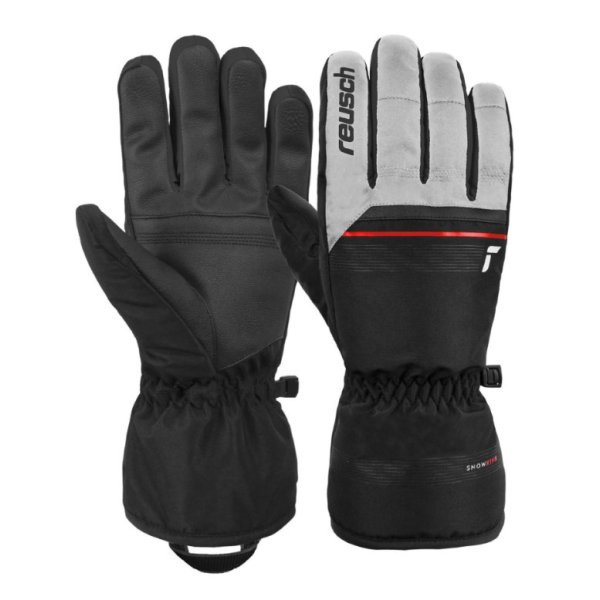 Перчатки REUSCH Snow King White/Fire Red/Black (inch (дюйм):7)