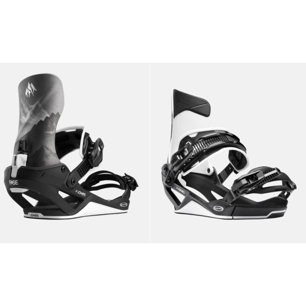Крепление для сноуборда Jones Mercury FASE MTN Black/Silver (US:L)