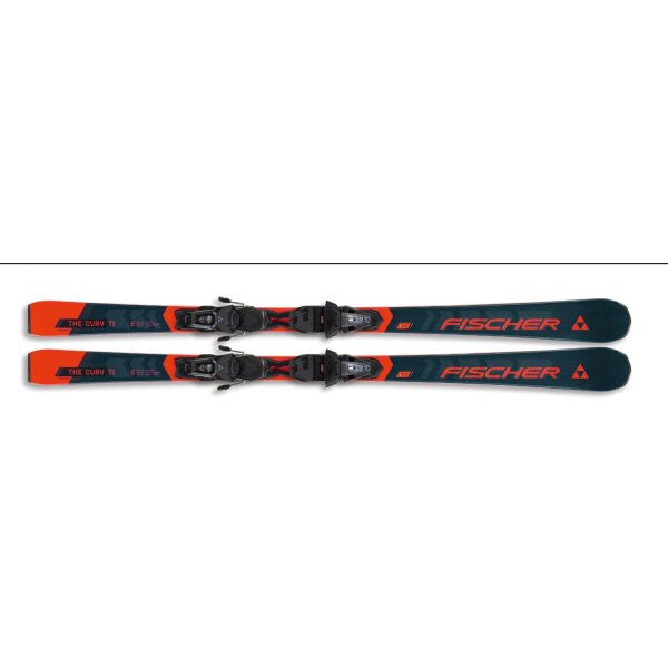 Горные лыжи с креплениями FISCHER CURV TI TPR + RS 10 PR 26-27(157см)