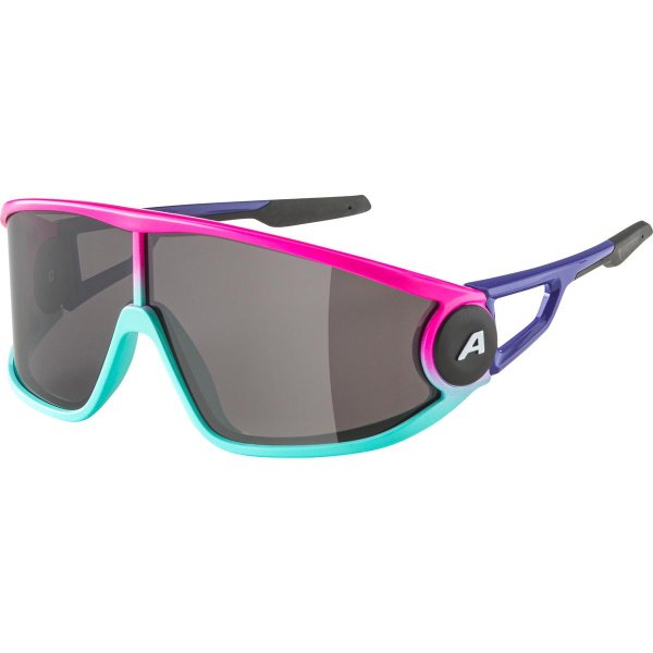 Очки солнцезащитные ALPINA Legend Purple-Turquoise Gloss/Black Cat. 3 + Hydrophobic
