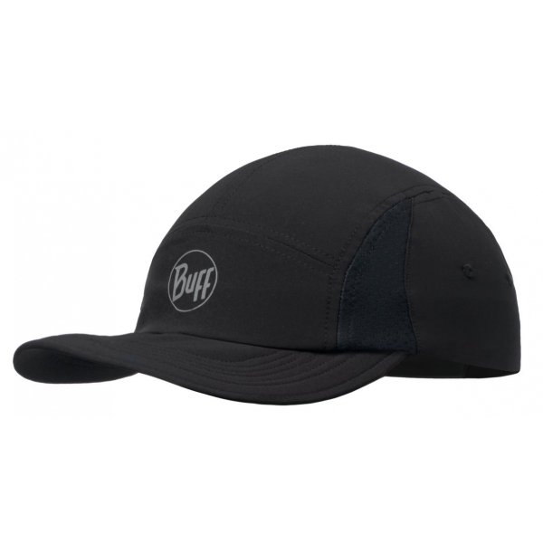 Кепка Buff 5 Panel Go Solid Black (US:L/XL)