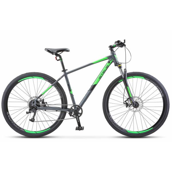 Велосипед Stels Навигатор 920 MD, колесо 29, Антрацитовый/зелёный, рама 18,5  V020