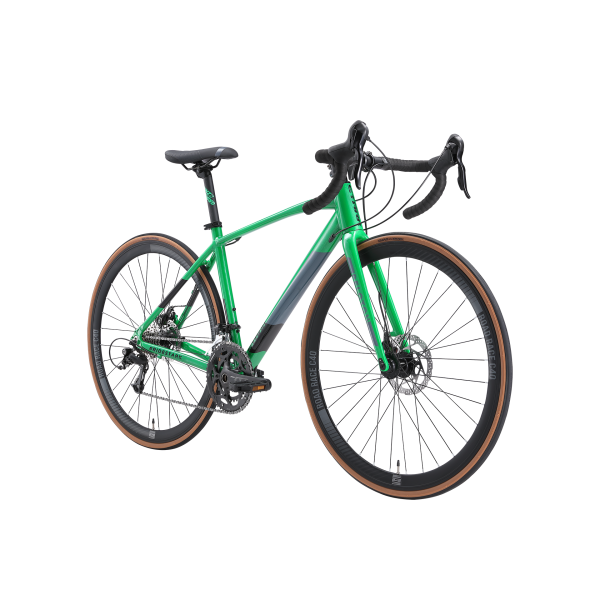 Велосипед Stark Peloton 700.4 D, колесо 28, зеленый/черный, рама 18