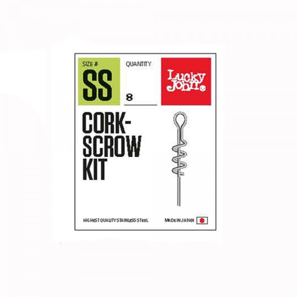 Спирали LJ Pro Series CORKSCROW KIT XL для крепл. силикон. приманок 6шт.
